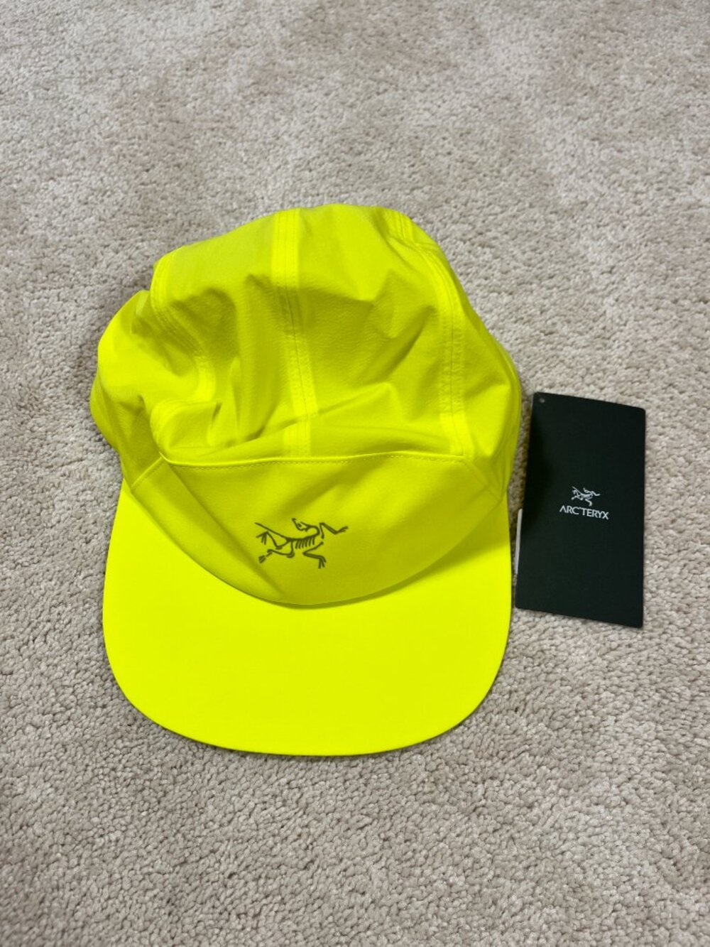 New Arcteryx Gamma 5 Panel Cap Crocodile Hat Euphoria/Forage L/XL Lightweight